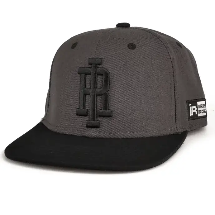 Snapback Kappe “Classic” grau - Ansicht von vorne - Independent Racing | Dekore, Accessoires und Motorrad Bekleidung