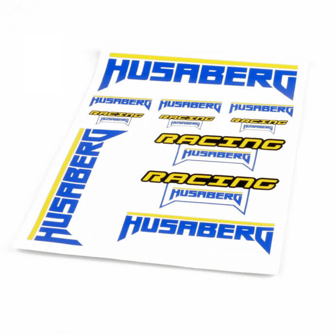 Husaberg Stickerset/ Stickerbogen/ Stickersheet | Husaberg Logos & Schriftzüge | Independent Racing | Dekore, Accessoires und Motorrad Bekleidung