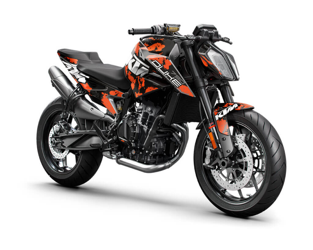 KTM Duke 790 / 890 Dekor Kit mit Dekor für Zusatzteile | Independent Racing | Dekore, Accessoires und Motorrad Bekleidung