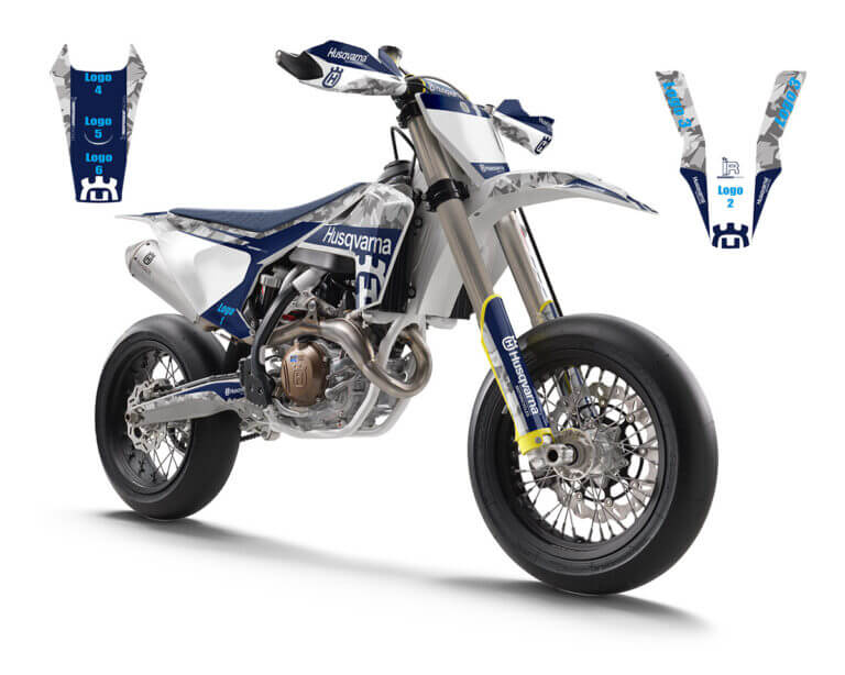 Husqvarna FS 450 Dekor Kit mit Logoplatzierungen | Independent Racing | Dekore, Accessoires und Motorrad Bekleidung