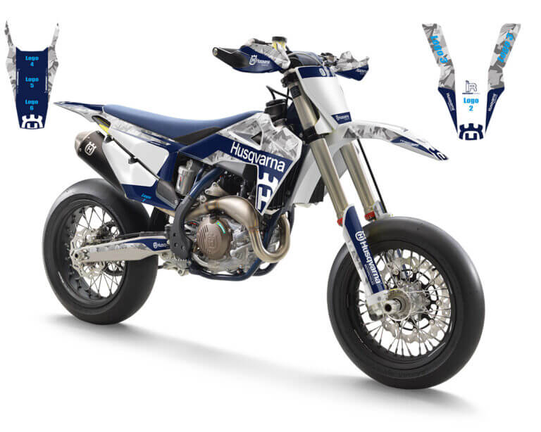 Husqvarna FS 450 Dekor Kit mit Logoplatzierungen | Independent Racing | Dekore, Accessoires und Motorrad Bekleidung