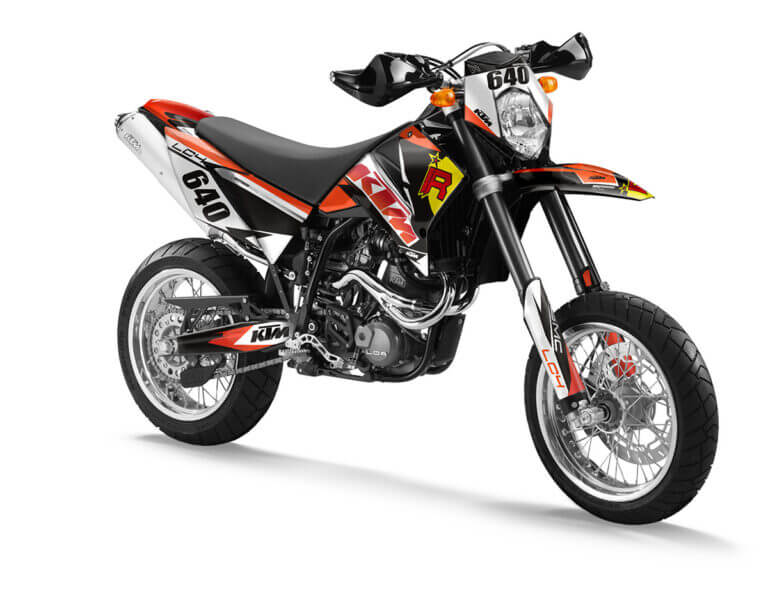 KTM LC4 Dekor Kit ohne WP Gabelschutz Aufkleber | Independent Racing | Dekore, Accessoires und Motorrad Bekleidung