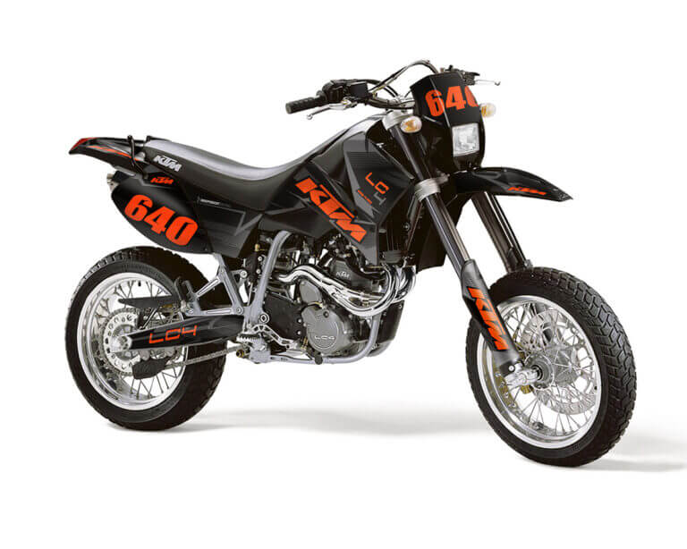 KTM LC4 Dekor Kit ohne Felgen Aufkleber | Independent Racing | Dekore, Accessoires und Motorrad Bekleidung