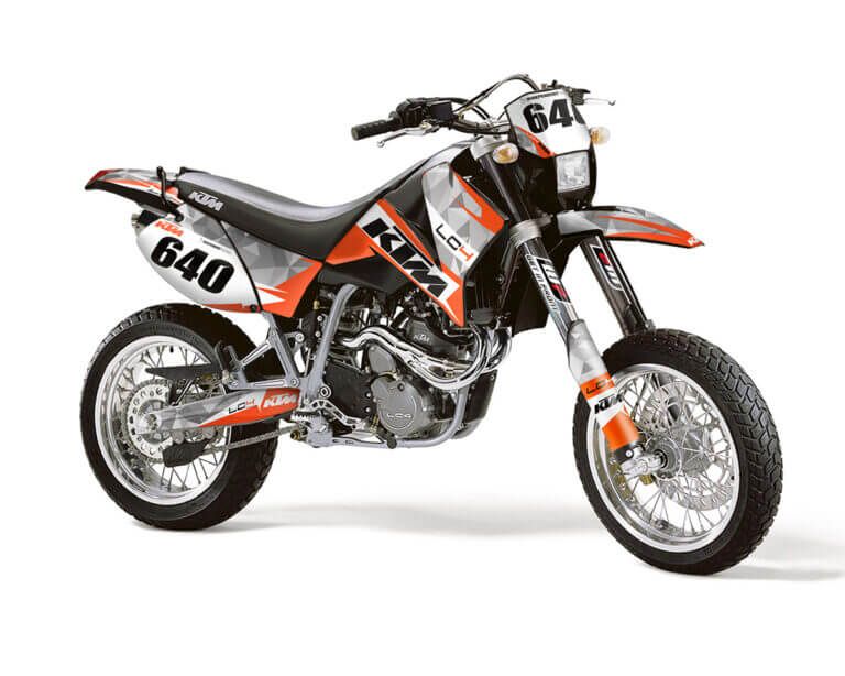 KTM LC4 Dekor Kit ohne Logoplatzierungen | Independent Racing | Dekore, Accessoires und Motorrad Bekleidung