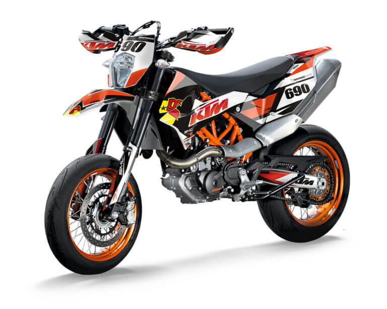 KTM SMCR Dekor Kit mit Handschalen Aufkleber | Independent Racing | Dekore, Accessoires und Motorrad Bekleidung