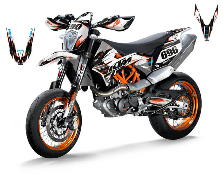 KTM SMCR Dekor Kit mit Logoplatzierungen | Independent Racing | Dekore, Accessoires und Motorrad Bekleidung