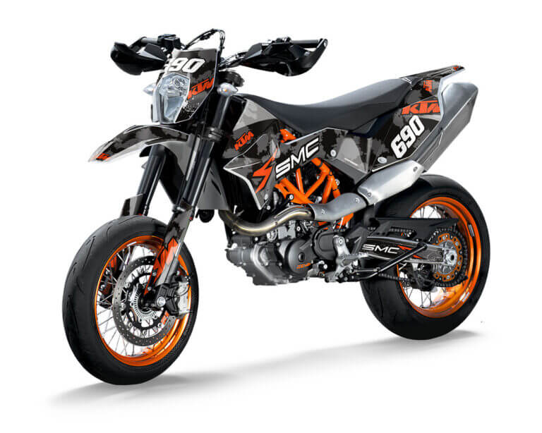 KTM SMCR Dekor Kit mit Nummer 690 | Independent Racing | Dekore, Accessoires und Motorrad Bekleidung