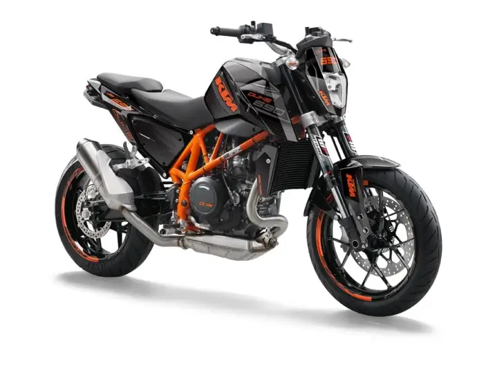 KTM Duke 690 Dekor Kit “Stock 3A” schwarz, orange - Independent Racing | Dekore, Accessoires und Motorrad Bekleidung