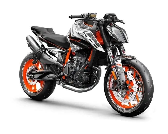 KTM Duke 790 / 890 Dekor Kit “Stock 2A” camouflage grau - Independent Racing | Dekore, Accessoires und Motorrad Bekleidung