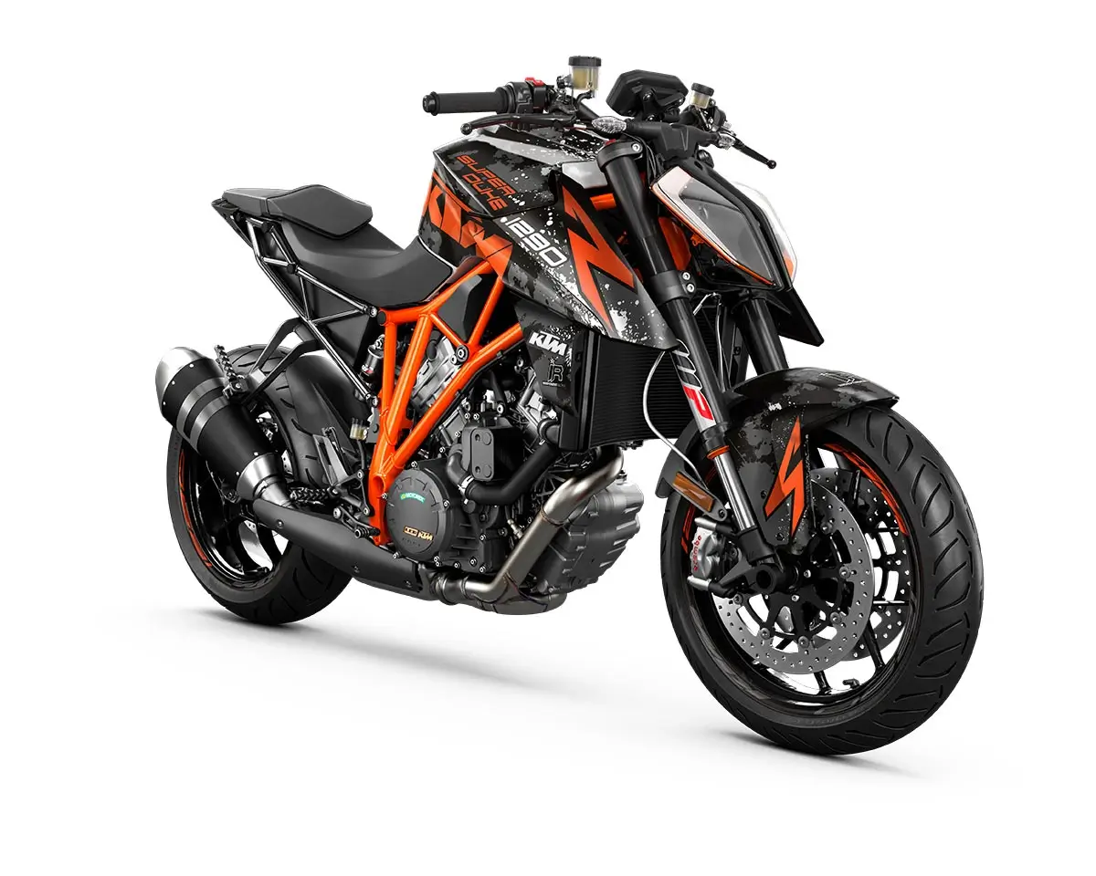 KTM Superduke 1290 Dekor Kit “Factory 3A” camouflage grau, schwarz - Independent Racing | Dekore, Accessoires und Motorrad Bekleidung