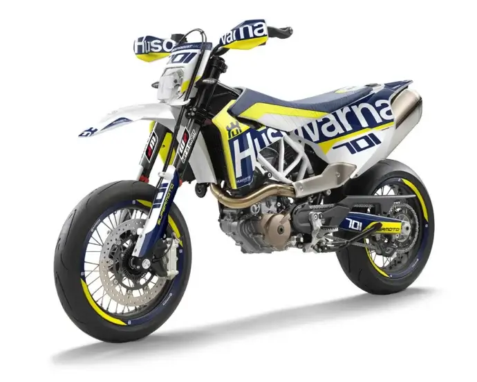 Husqvarna 701 SM Dekor Kit “Factory 2A” blau, weiß - Independent Racing | Dekore, Accessoires und Motorrad Bekleidung