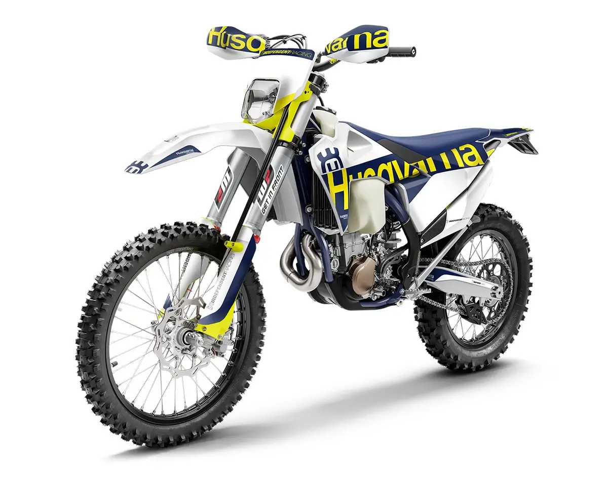 Husqvarna FE/TE/FC/TC Dekor Kit “Factory 2A” blau, gelb, weiß - Independent Racing | Dekore, Accessoires und Motorrad Bekleidung