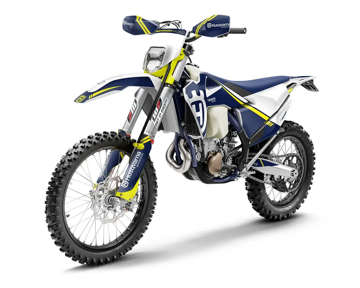 Husqvarna FE/TE/FC/TC Dekor Kit “Stock 2A” blau, gelb, weiß - Independent Racing | Dekore, Accessoires und Motorrad Bekleidung