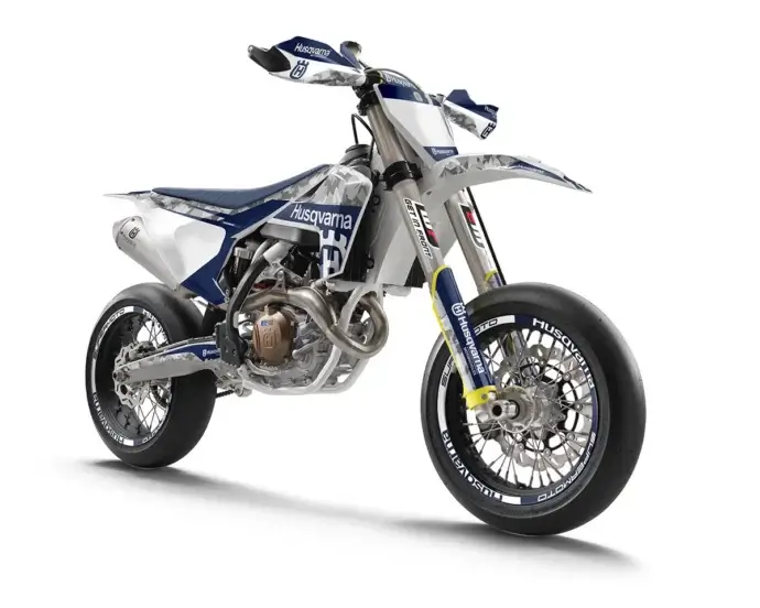 Husqvarna FS 450 Dekor Kit “Factory 1A” camouflage grau, blau - Independent Racing | Dekore, Accessoires und Motorrad Bekleidung