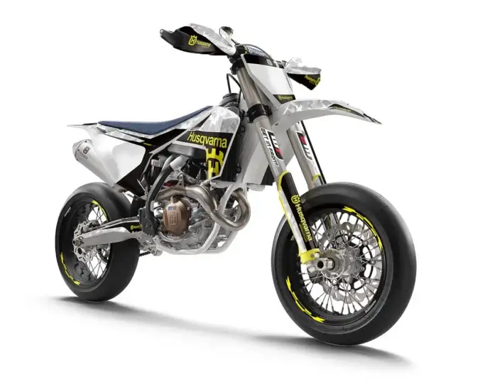 Husqvarna FS 450 Dekor Kit “Factory 1B” camouflage grau, schwarz, gelb - Independent Racing | Dekore, Accessoires und Motorrad Bekleidung
