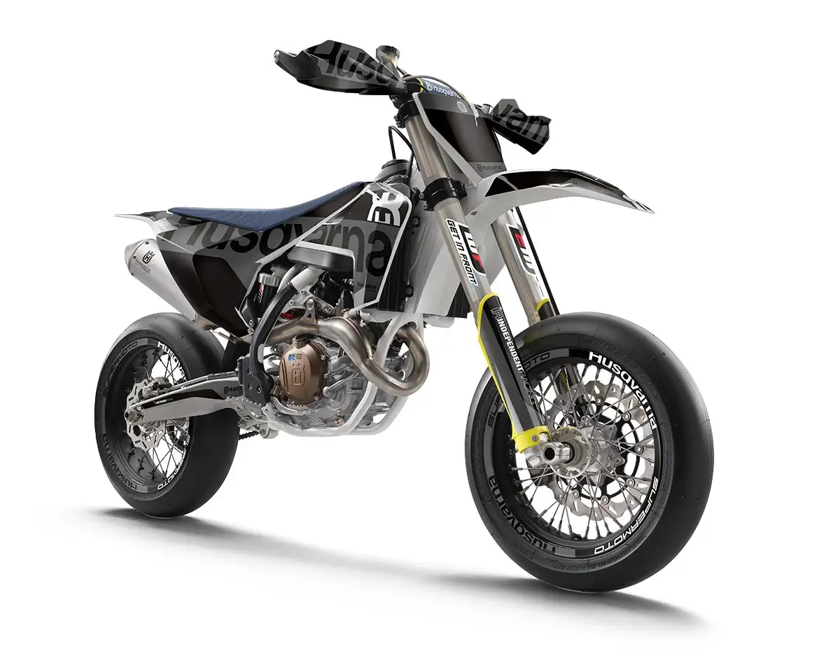 Husqvarna FS 450 Dekor Kit “Factory 2B” grau, schwarz - Independent Racing | Dekore, Accessoires und Motorrad Bekleidung