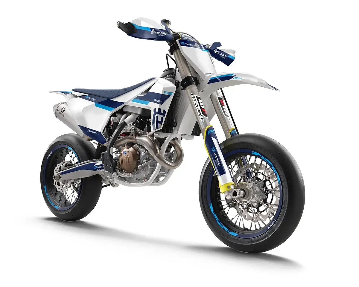 Husqvarna FS 450 Dekor Kit “Factory 3B” blau, weiß - Independent Racing | Dekore, Accessoires und Motorrad Bekleidung