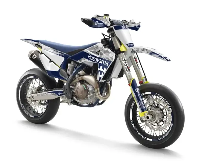 Husqvarna FS 450 Dekor Kit “Factory 1A” camouflage grau, blau - Independent Racing | Dekore, Accessoires und Motorrad Bekleidung