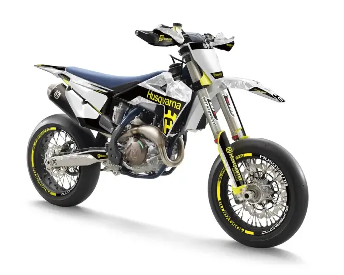Husqvarna FS 450 Dekor Kit “Factory 1B” camouflage grau, schwarz, gelb - Independent Racing | Dekore, Accessoires und Motorrad Bekleidung
