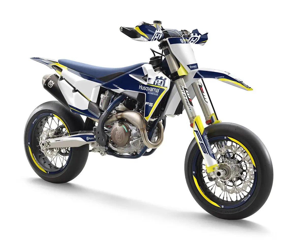 Husqvarna FS 450 Dekor Kit “Stock 1A” blau, gelb, weiß - Independent Racing | Dekore, Accessoires und Motorrad Bekleidung