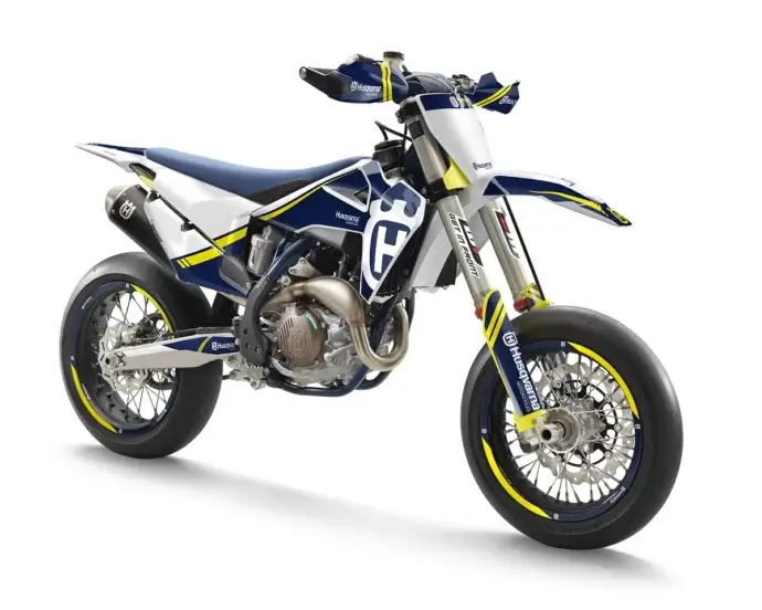 Husqvarna FS 450 Dekor Kit “Stock 2A” blau, gelb, weiß - Independent Racing | Dekore, Accessoires und Motorrad Bekleidung