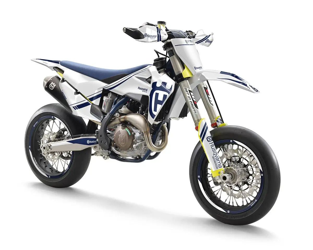Husqvarna FS 450 Dekor Kit “Stock 2B” weiß, blau - Independent Racing | Dekore, Accessoires und Motorrad Bekleidung