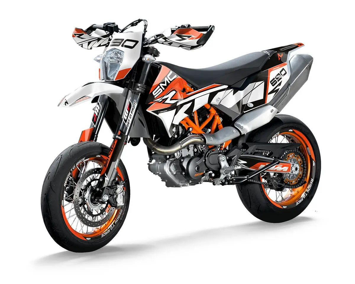 KTM SMCR Dekor Kit “Factory 1A” orange - Independent Racing | Dekore, Accessoires und Motorrad Bekleidung