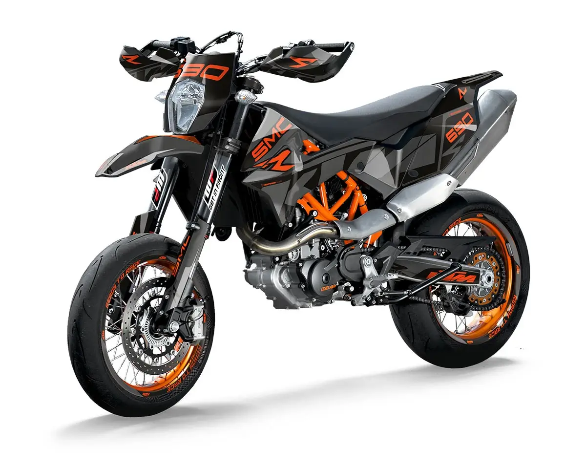 KTM SMCR Dekor Kit “Factory 1B” grau - Independent Racing | Dekore, Accessoires und Motorrad Bekleidung