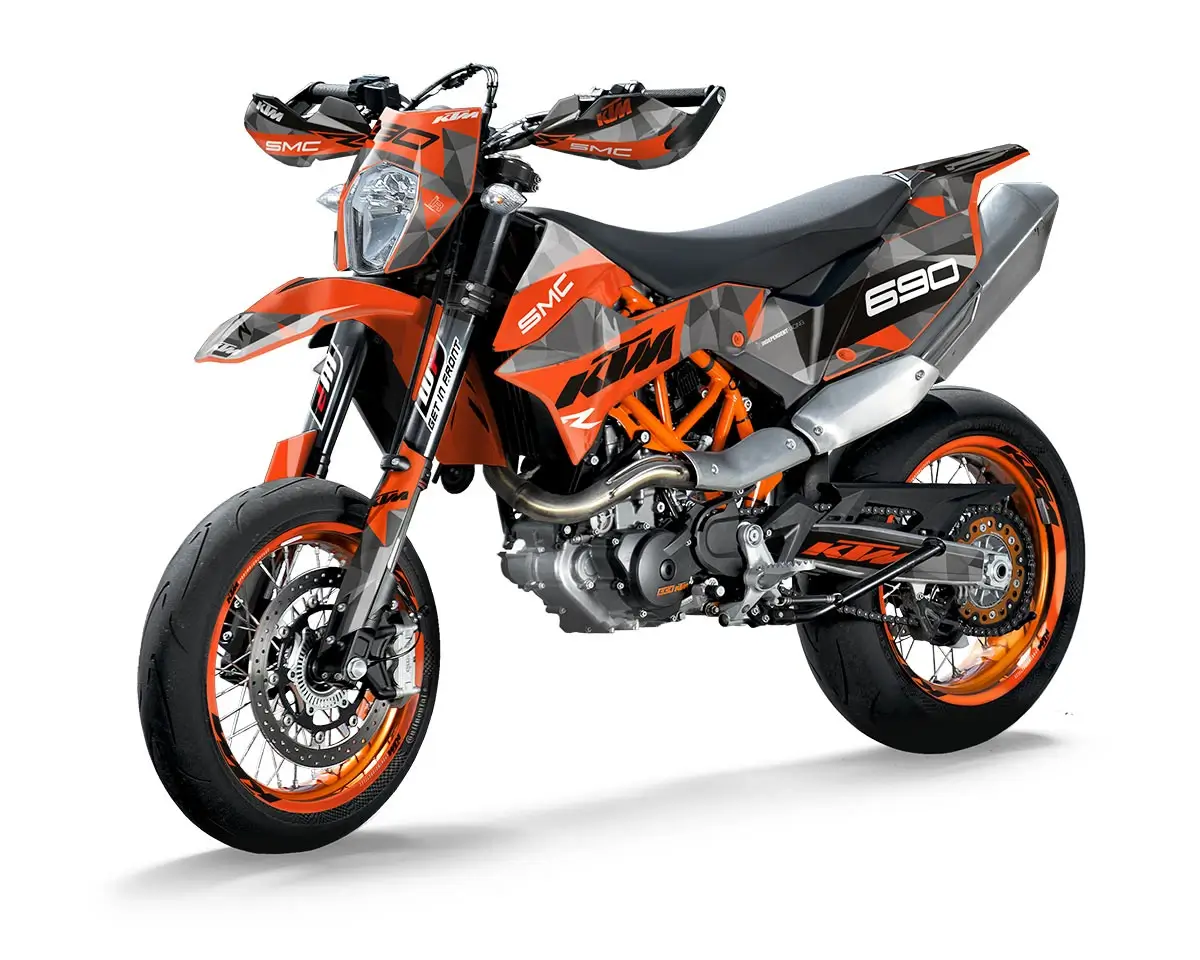 KTM SMCR Dekor Kit “Stock 3B” orange - Independent Racing | Dekore, Accessoires und Motorrad Bekleidung