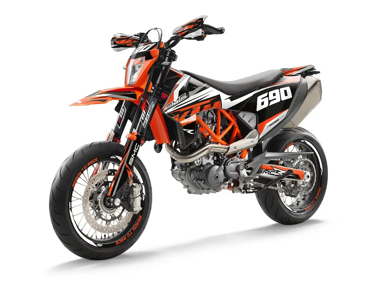 KTM SMCR Dekor Kit “Stock 1A” orange, schwarz - Independent Racing | Dekore, Accessoires und Motorrad Bekleidung