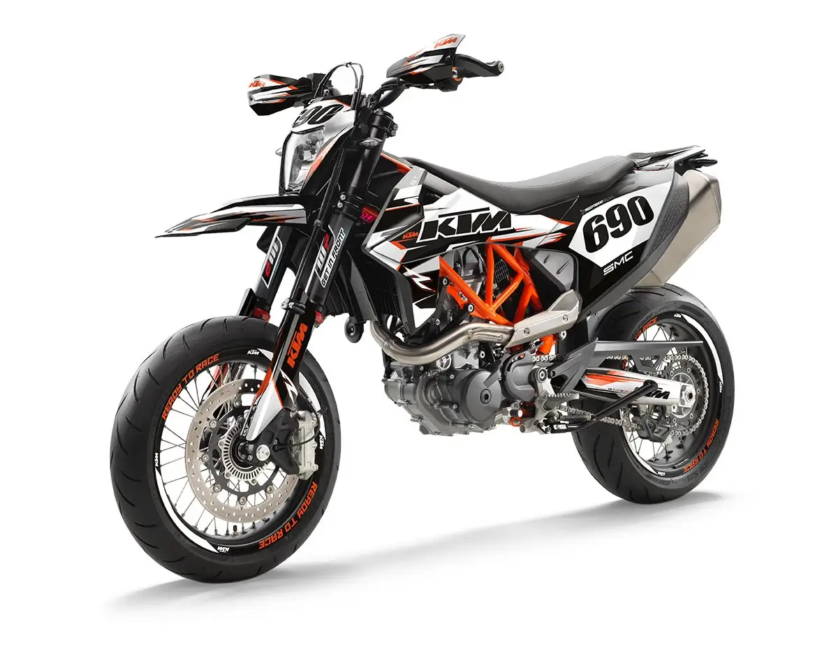 KTM SMCR Dekor Kit “Works 1A” schwarz, weiß - Independent Racing | Dekore, Accessoires und Motorrad Bekleidung