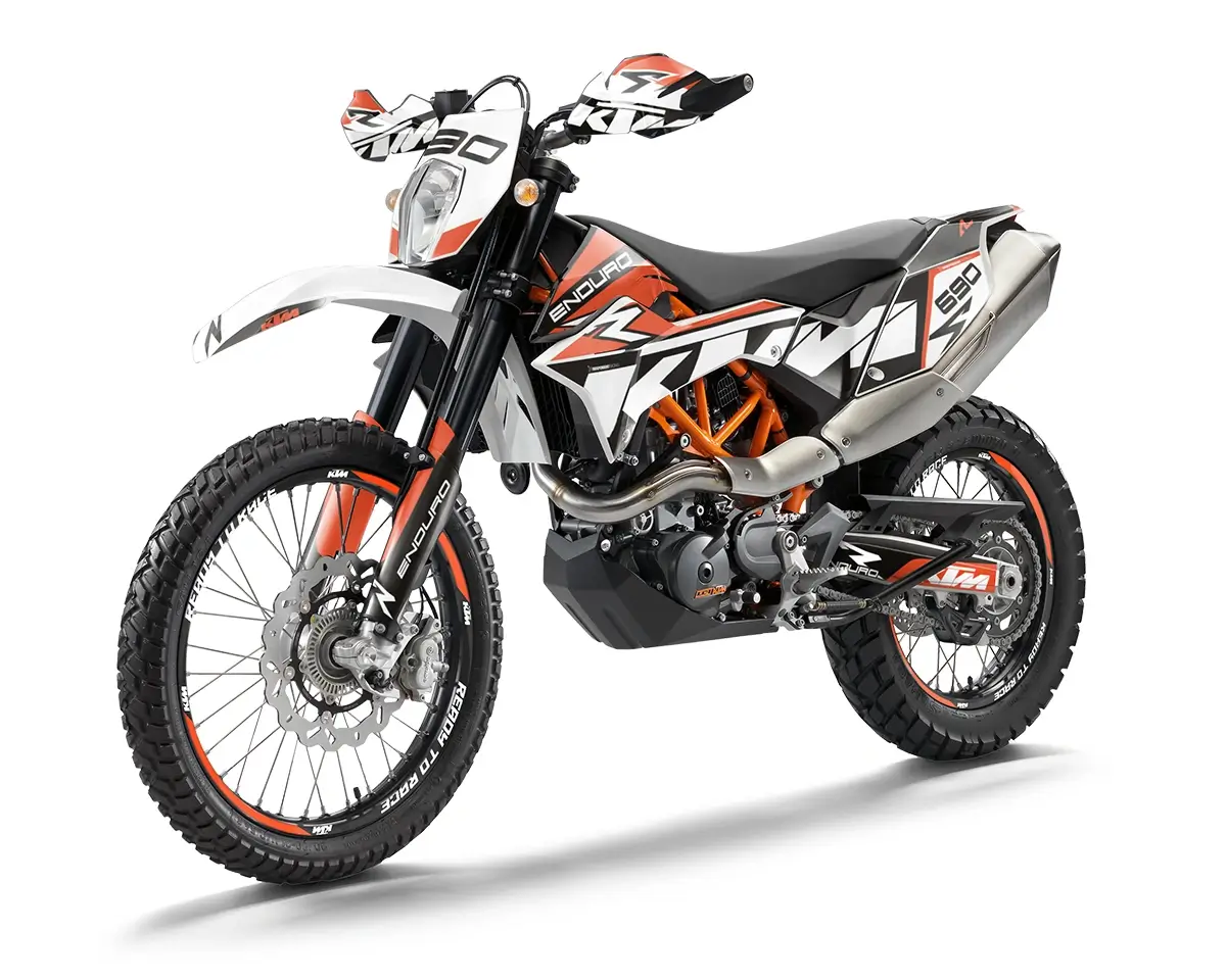 KTM 690 Enduro R Dekor Kit “Factory 1A” orange - Independent Racing | Dekore, Accessoires und Motorrad Bekleidung