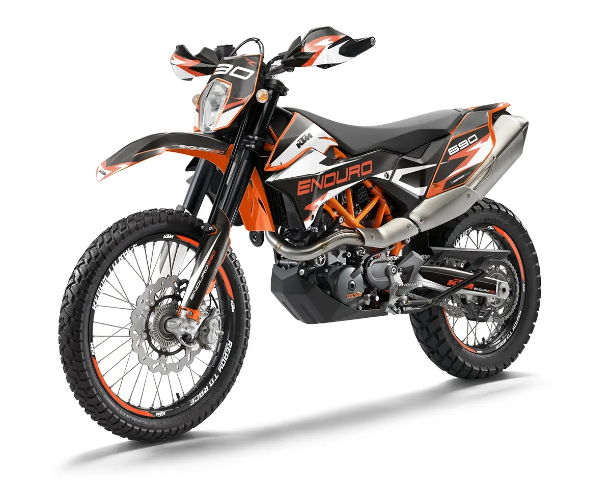 KTM 690 Enduro R Dekor Kit “Factory 3A” orange, schwarz - Independent Racing | Dekore, Accessoires und Motorrad Bekleidung