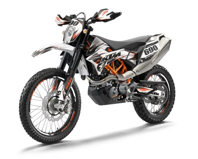 KTM 690 Enduro R Dekor Kit “Works 1A” schwarz, weiß - Independent Racing | Dekore, Accessoires und Motorrad Bekleidung