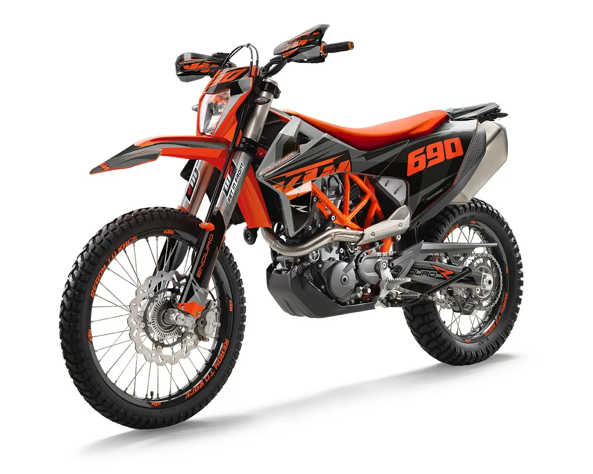 KTM 690 Enduro R Dekor Kit “Stock 1B” grau, orange - Independent Racing | Dekore, Accessoires und Motorrad Bekleidung