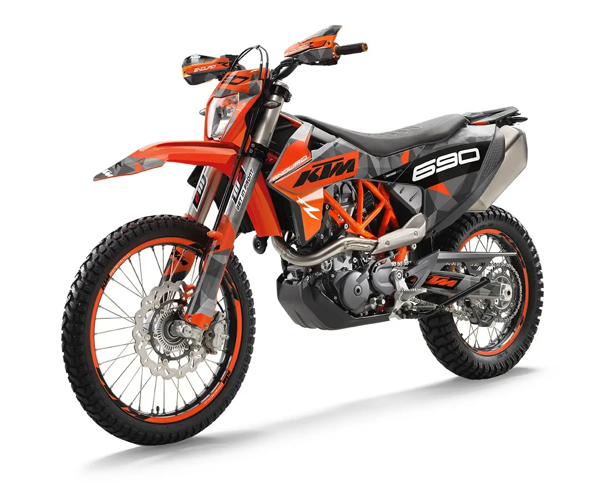 KTM 690 Enduro R Dekor Kit “Stock 3B” orange - Independent Racing | Dekore, Accessoires und Motorrad Bekleidung
