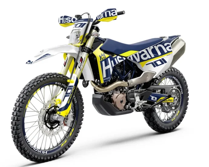 Husqvarna 701 Enduro Dekor Kit “Factory 2A” blau, weiß - Independent Racing | Dekore, Accessoires und Motorrad Bekleidung