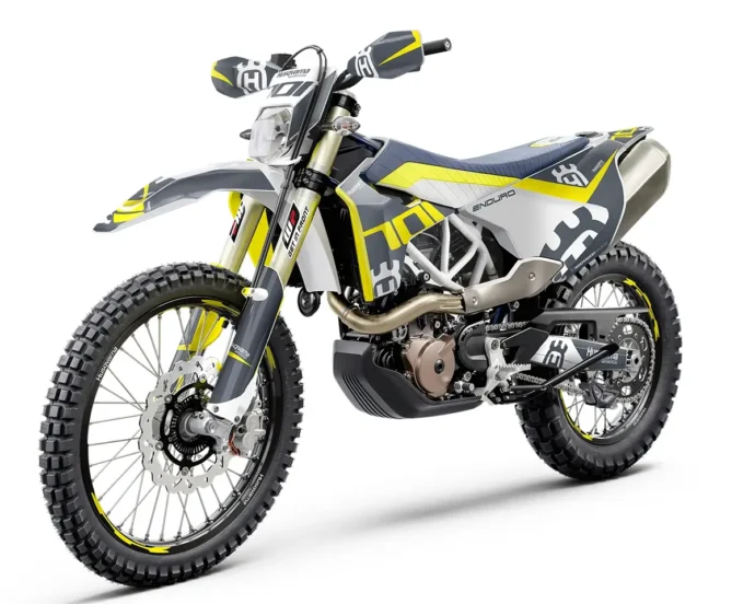 Husqvarna 701 Enduro Dekor Kit “Stock 1B” grau, gelb - Independent Racing | Dekore, Accessoires und Motorrad Bekleidung