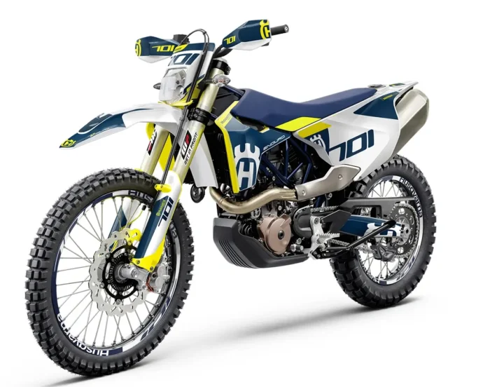 Husqvarna 701 Enduro Dekor Kit “Stock 2B” blau, weiß - Independent Racing | Dekore, Accessoires und Motorrad Bekleidung