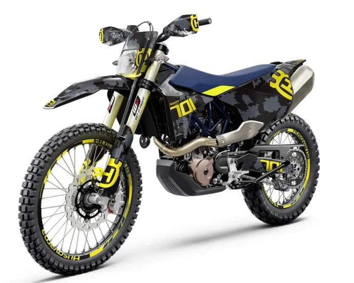 Husqvarna 701 Enduro Dekor Kit “Works 3B” schwarz, gelb - Independent Racing | Dekore, Accessoires und Motorrad Bekleidung